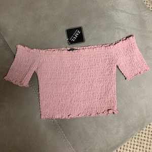 Pink Crop Top